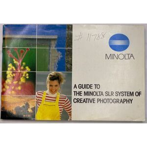 Minolta SLR System Creative Photography Guide Book Manual Vintage Photography‎